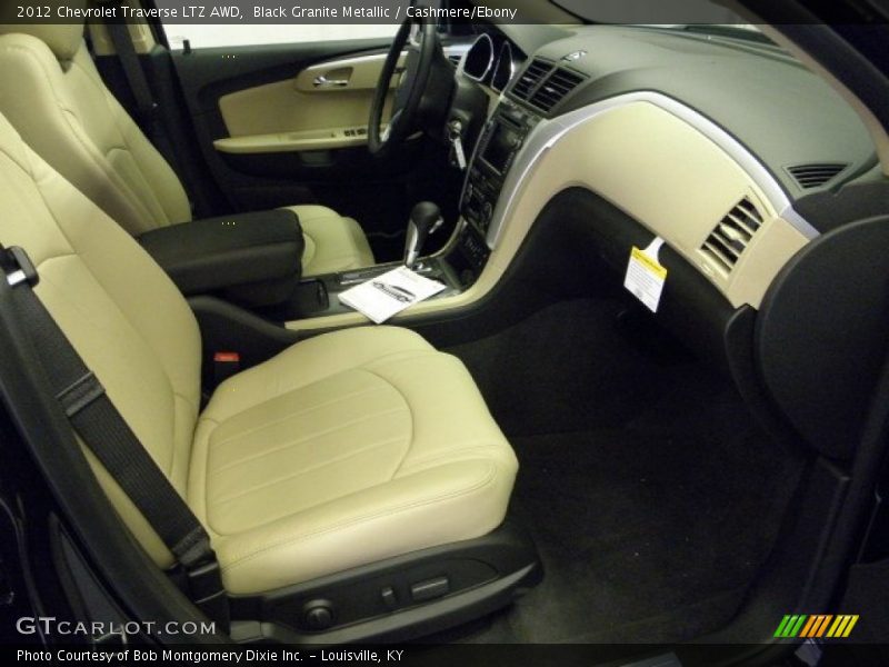 Black Granite Metallic / Cashmere/Ebony 2012 Chevrolet Traverse LTZ AWD