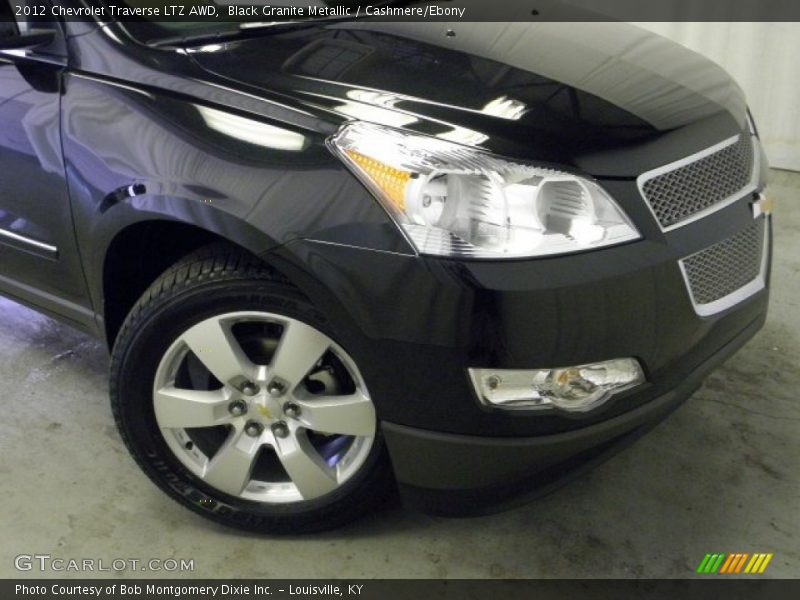 Black Granite Metallic / Cashmere/Ebony 2012 Chevrolet Traverse LTZ AWD