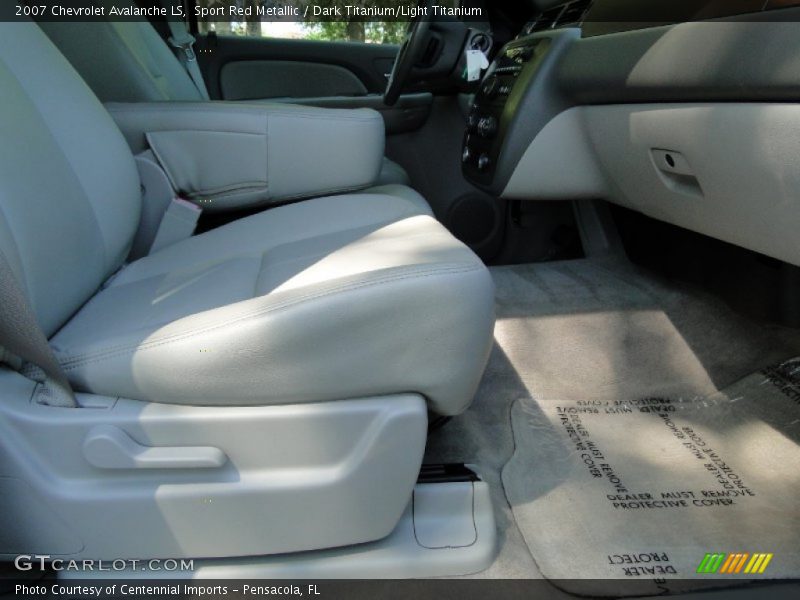 Sport Red Metallic / Dark Titanium/Light Titanium 2007 Chevrolet Avalanche LS