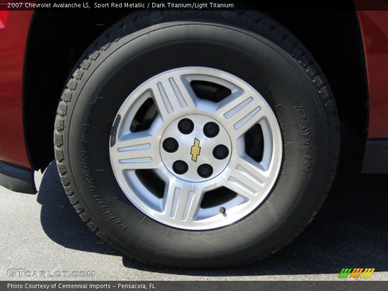 Sport Red Metallic / Dark Titanium/Light Titanium 2007 Chevrolet Avalanche LS