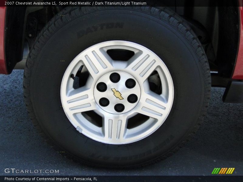 Sport Red Metallic / Dark Titanium/Light Titanium 2007 Chevrolet Avalanche LS