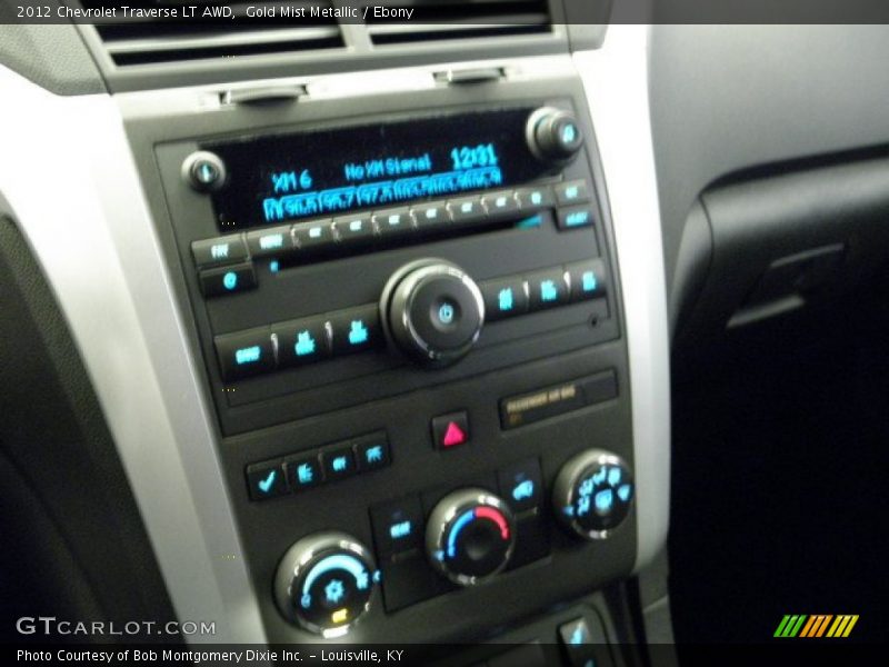 Gold Mist Metallic / Ebony 2012 Chevrolet Traverse LT AWD