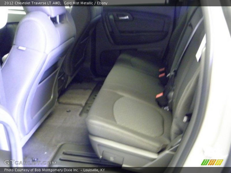 Gold Mist Metallic / Ebony 2012 Chevrolet Traverse LT AWD
