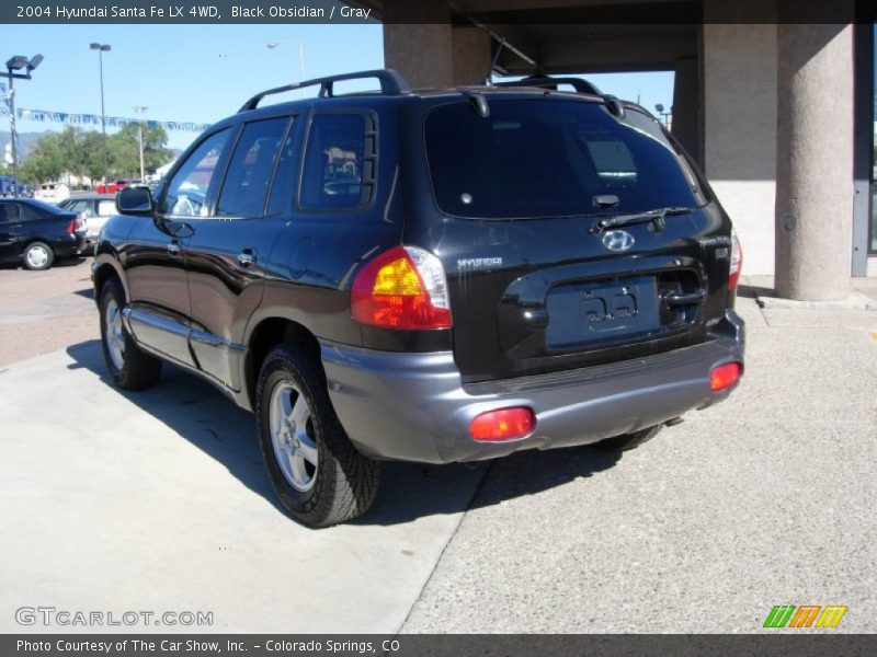 Black Obsidian / Gray 2004 Hyundai Santa Fe LX 4WD