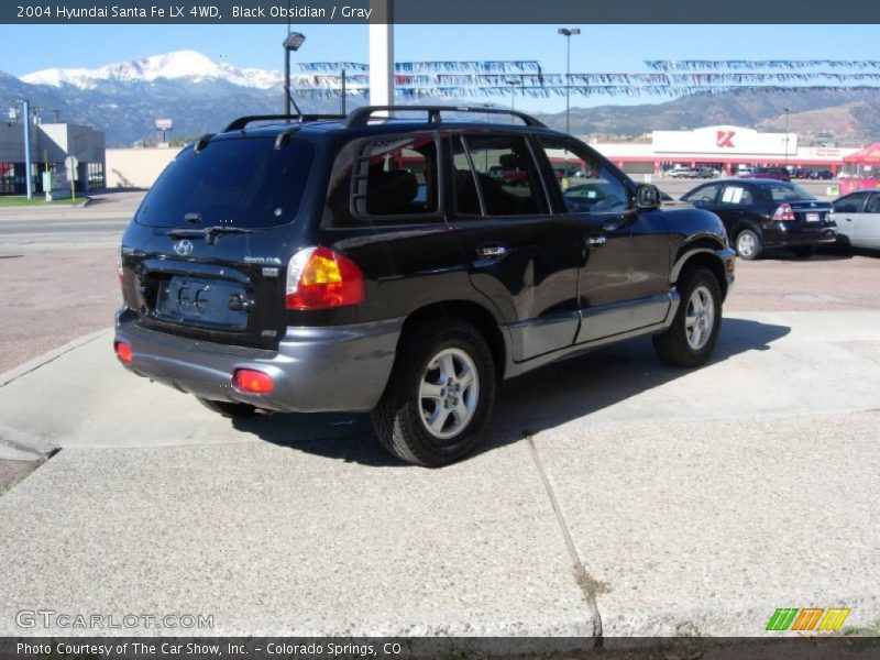 Black Obsidian / Gray 2004 Hyundai Santa Fe LX 4WD