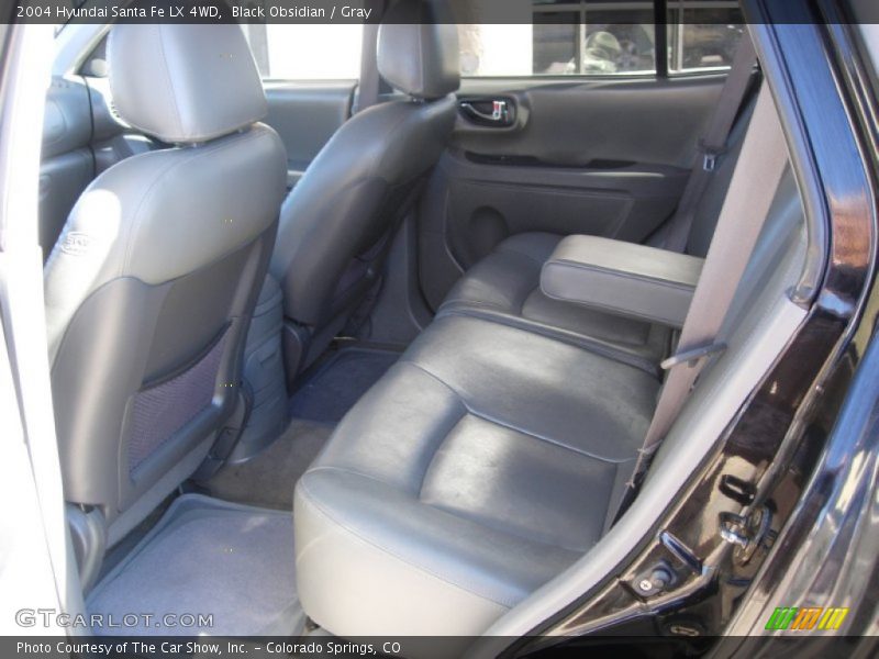 Black Obsidian / Gray 2004 Hyundai Santa Fe LX 4WD