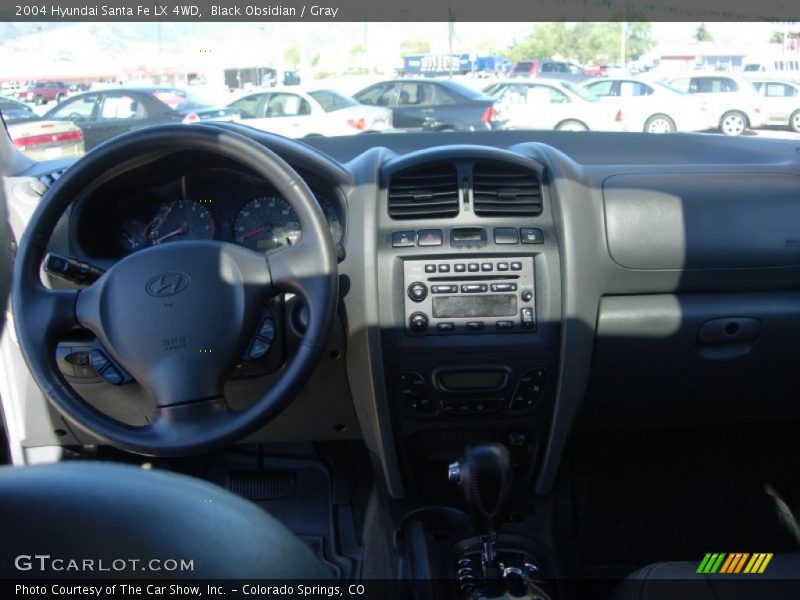 Black Obsidian / Gray 2004 Hyundai Santa Fe LX 4WD