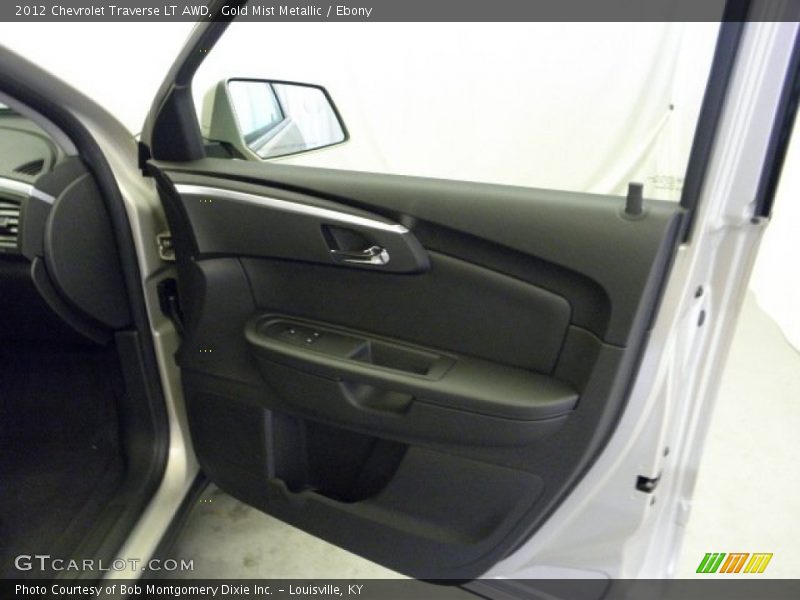 Gold Mist Metallic / Ebony 2012 Chevrolet Traverse LT AWD