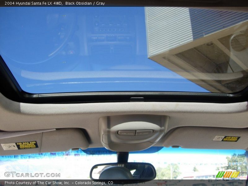 Black Obsidian / Gray 2004 Hyundai Santa Fe LX 4WD