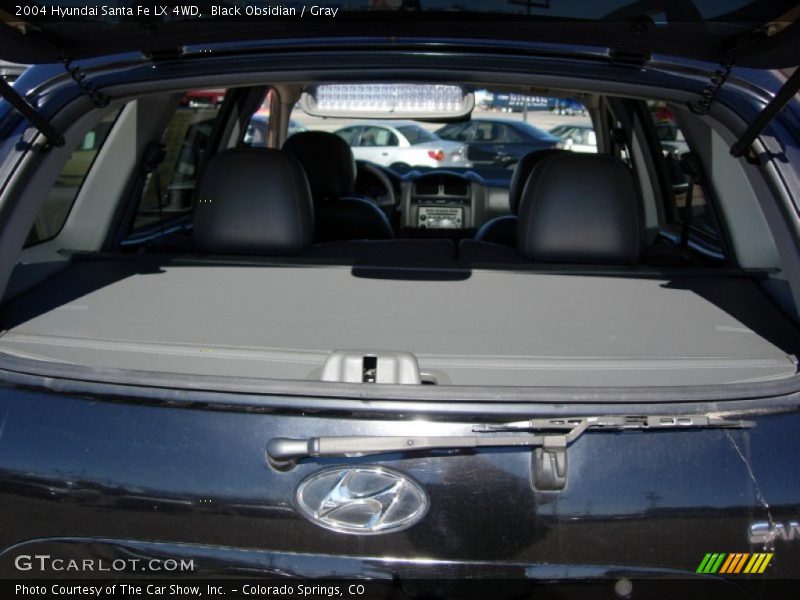 Black Obsidian / Gray 2004 Hyundai Santa Fe LX 4WD