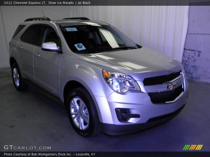 Silver Ice Metallic / Jet Black 2012 Chevrolet Equinox LT