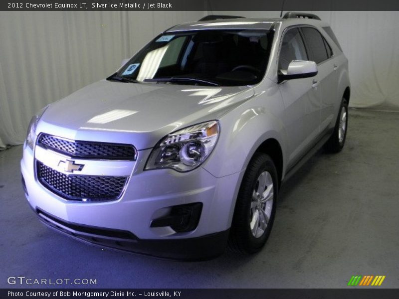 Silver Ice Metallic / Jet Black 2012 Chevrolet Equinox LT