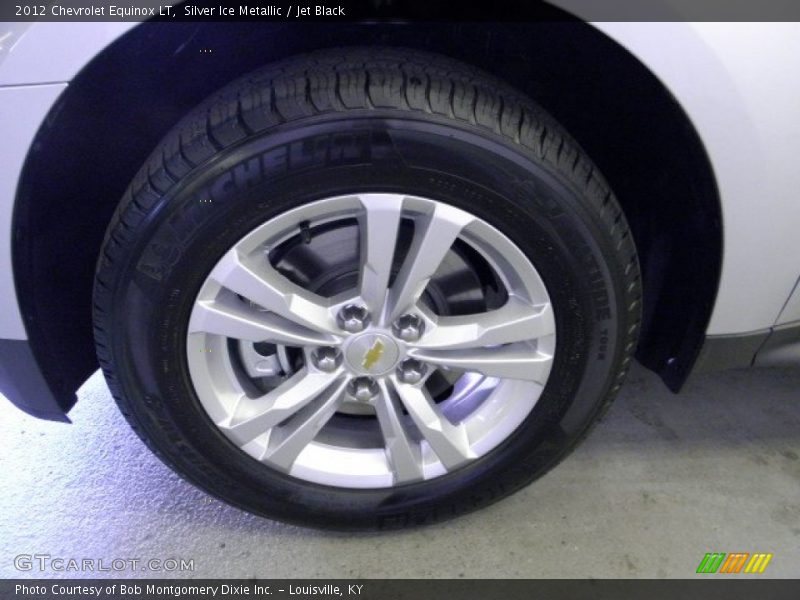 Silver Ice Metallic / Jet Black 2012 Chevrolet Equinox LT