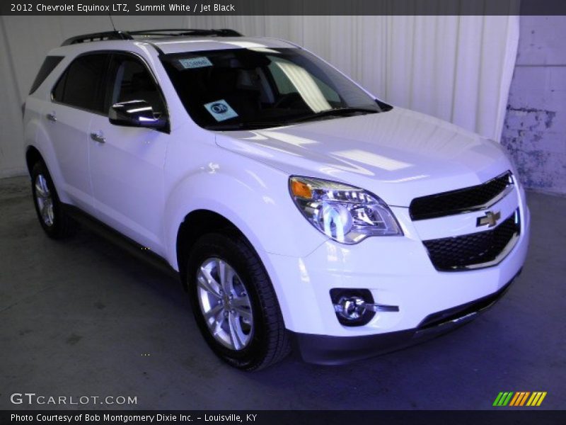 Summit White / Jet Black 2012 Chevrolet Equinox LTZ