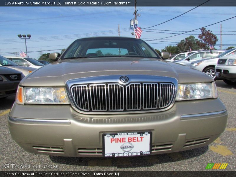 Harvest Gold Metallic / Light Parchment 1999 Mercury Grand Marquis LS