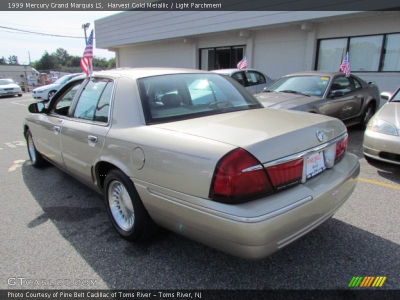 Harvest Gold Metallic / Light Parchment 1999 Mercury Grand Marquis LS