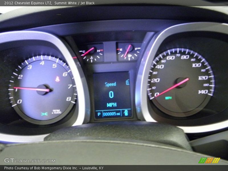 Summit White / Jet Black 2012 Chevrolet Equinox LTZ