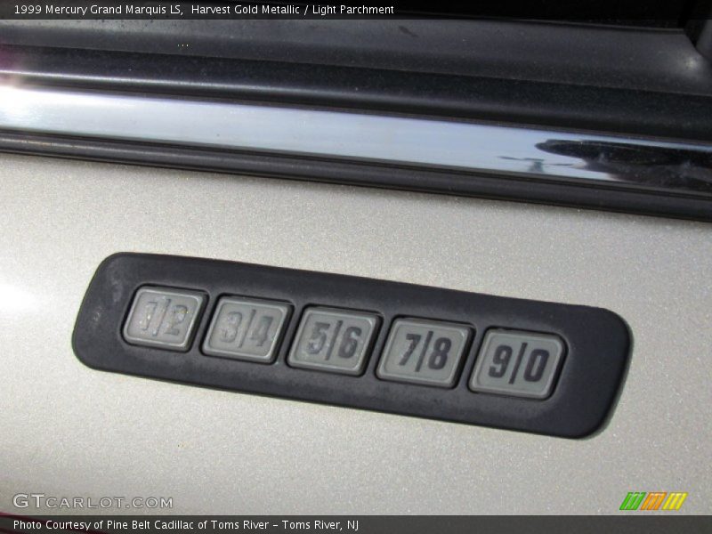 Harvest Gold Metallic / Light Parchment 1999 Mercury Grand Marquis LS