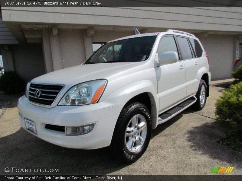 Blizzard White Pearl / Dark Gray 2007 Lexus GX 470