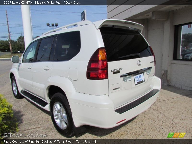 Blizzard White Pearl / Dark Gray 2007 Lexus GX 470