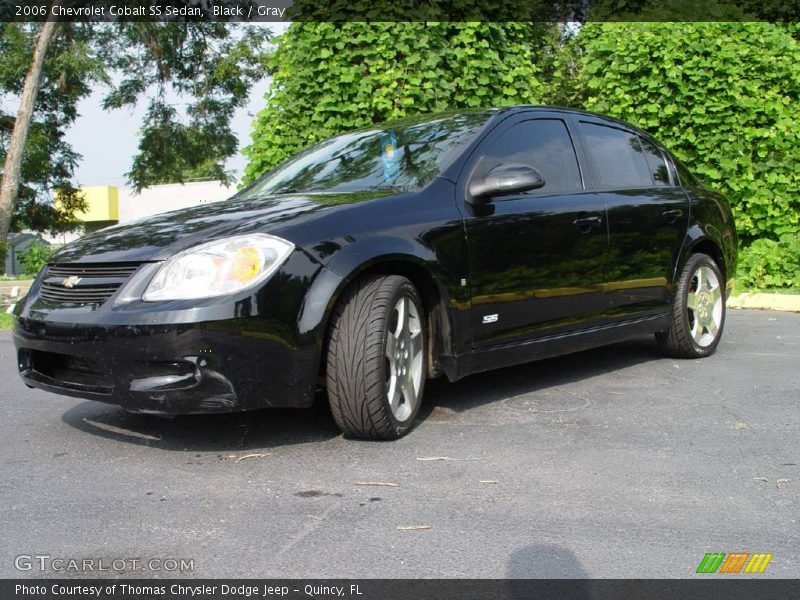 Black / Gray 2006 Chevrolet Cobalt SS Sedan