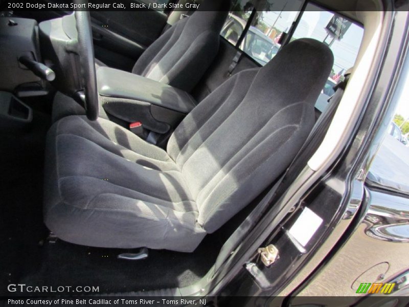 Black / Dark Slate Gray 2002 Dodge Dakota Sport Regular Cab