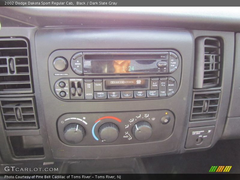 Black / Dark Slate Gray 2002 Dodge Dakota Sport Regular Cab