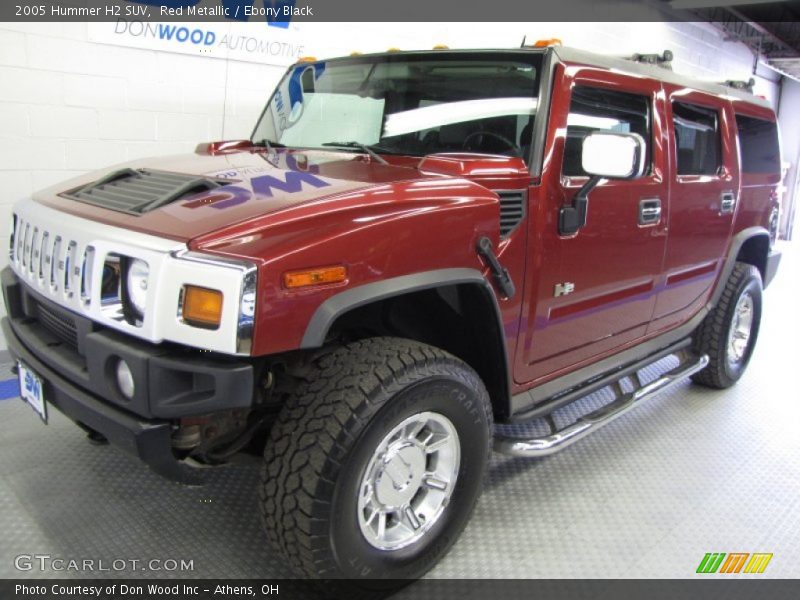 Red Metallic / Ebony Black 2005 Hummer H2 SUV