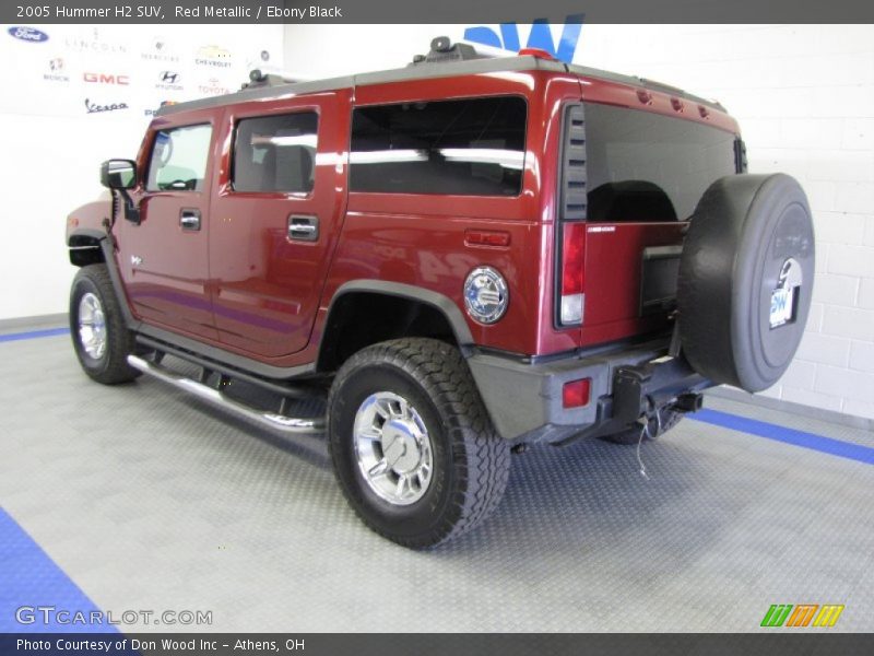 Red Metallic / Ebony Black 2005 Hummer H2 SUV