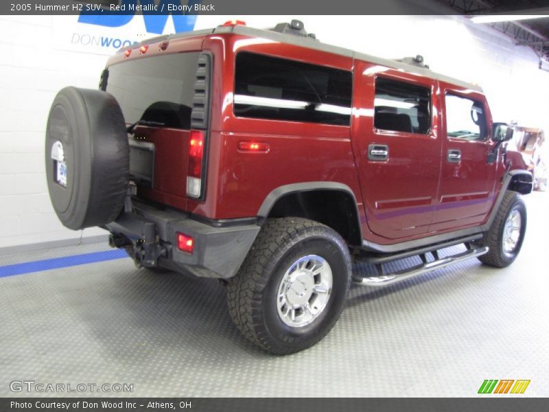 Red Metallic / Ebony Black 2005 Hummer H2 SUV