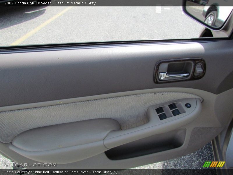 Titanium Metallic / Gray 2002 Honda Civic EX Sedan