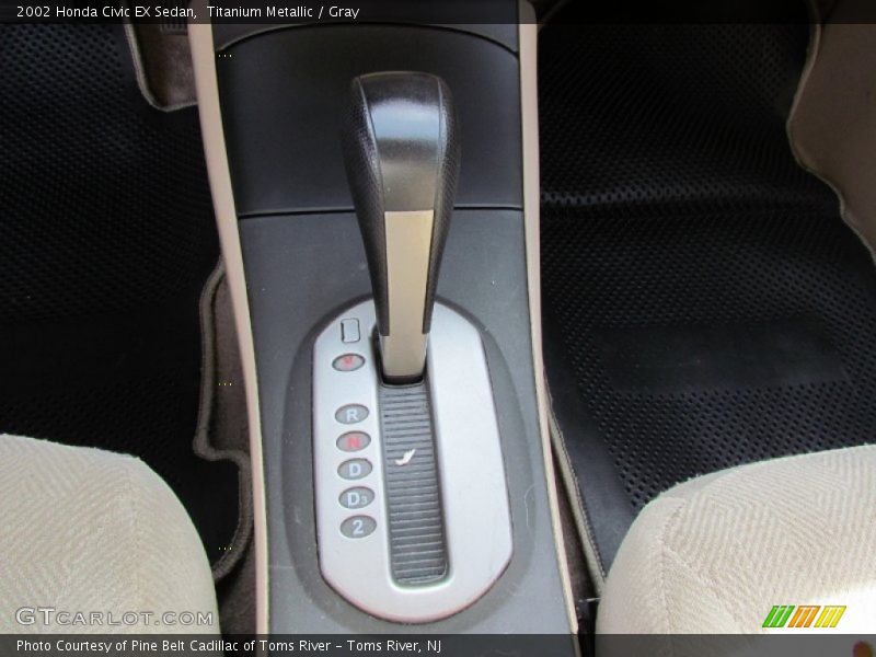 Titanium Metallic / Gray 2002 Honda Civic EX Sedan