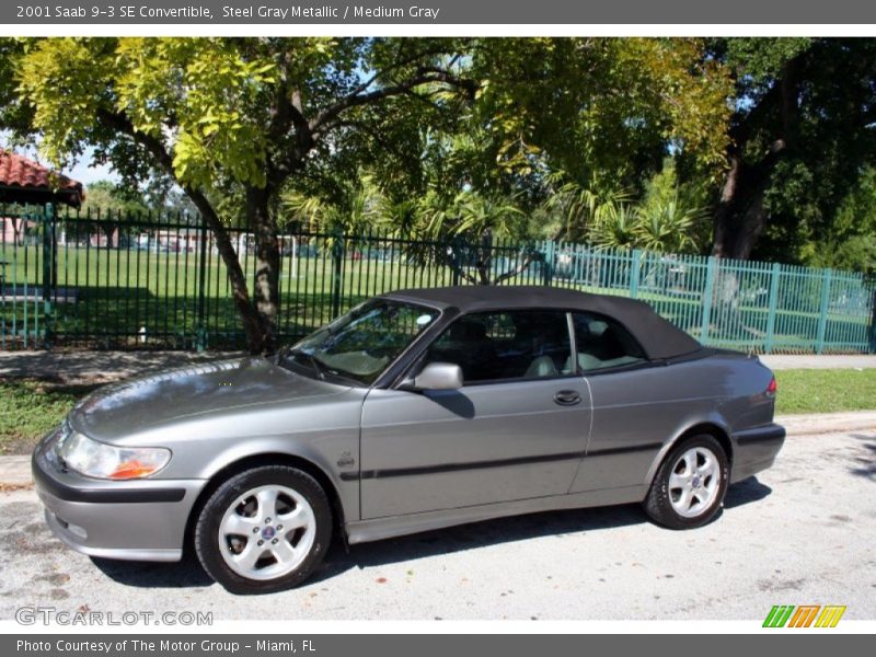  2001 9-3 SE Convertible Steel Gray Metallic