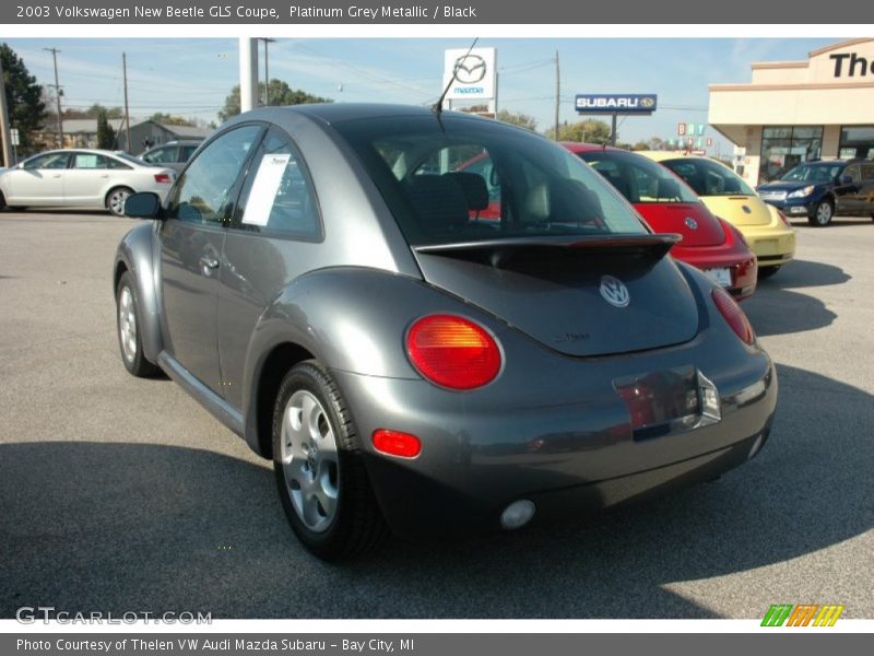 Platinum Grey Metallic / Black 2003 Volkswagen New Beetle GLS Coupe