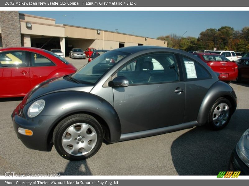 Platinum Grey Metallic / Black 2003 Volkswagen New Beetle GLS Coupe