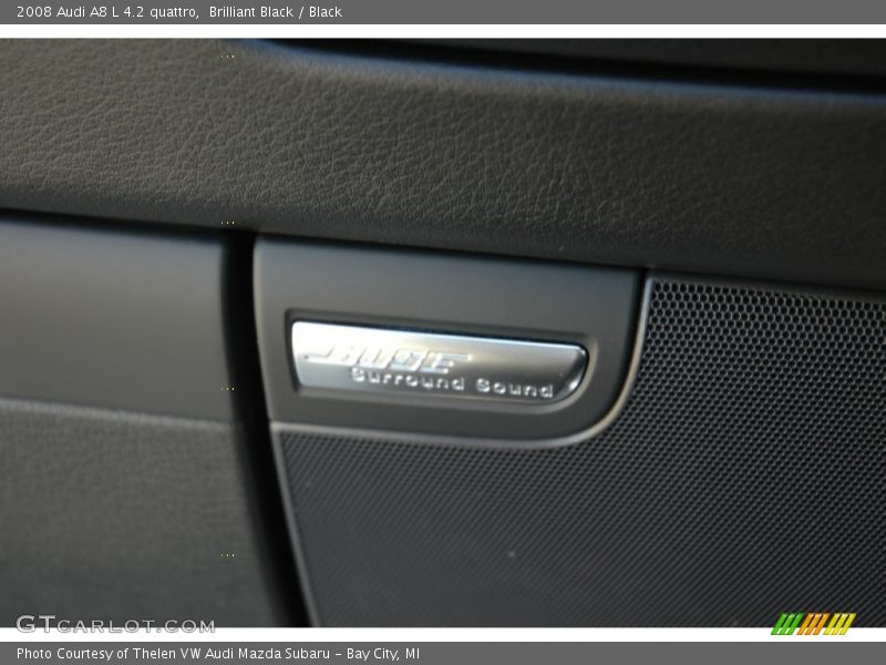 Brilliant Black / Black 2008 Audi A8 L 4.2 quattro