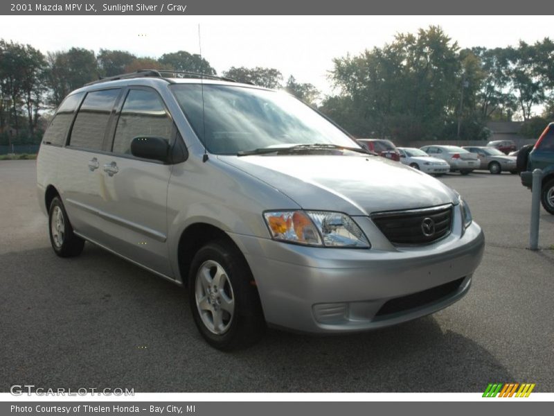 Sunlight Silver / Gray 2001 Mazda MPV LX