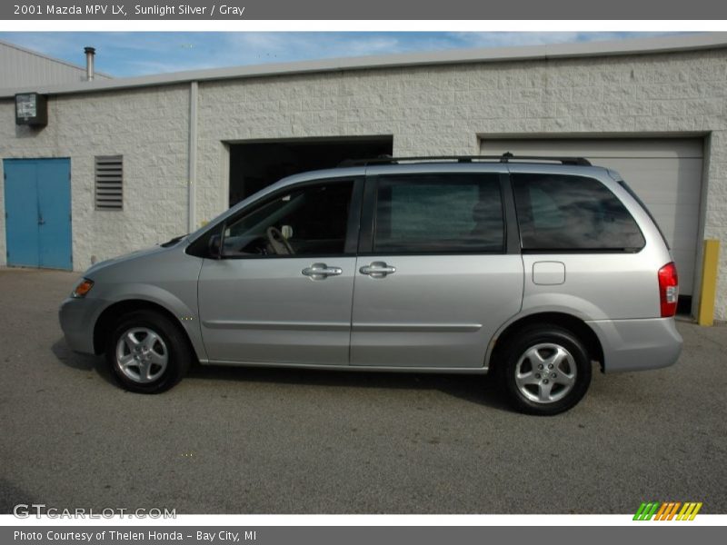 Sunlight Silver / Gray 2001 Mazda MPV LX