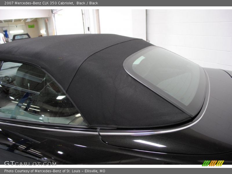 Black / Black 2007 Mercedes-Benz CLK 350 Cabriolet