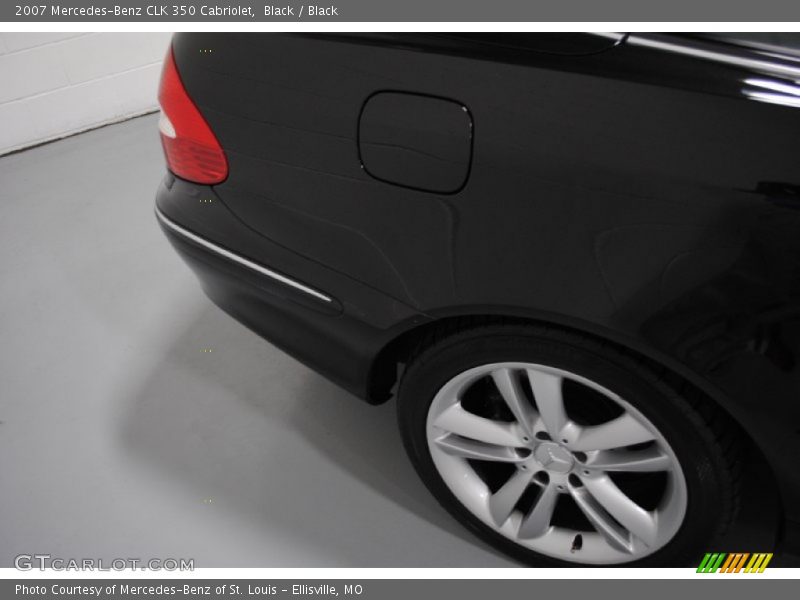 Black / Black 2007 Mercedes-Benz CLK 350 Cabriolet