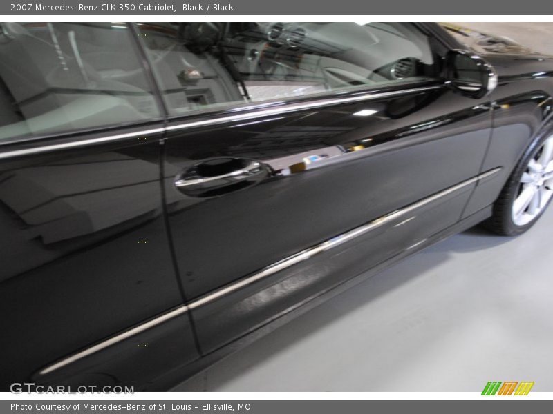 Black / Black 2007 Mercedes-Benz CLK 350 Cabriolet