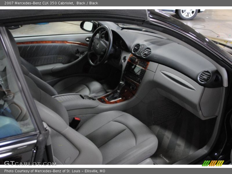 Black / Black 2007 Mercedes-Benz CLK 350 Cabriolet