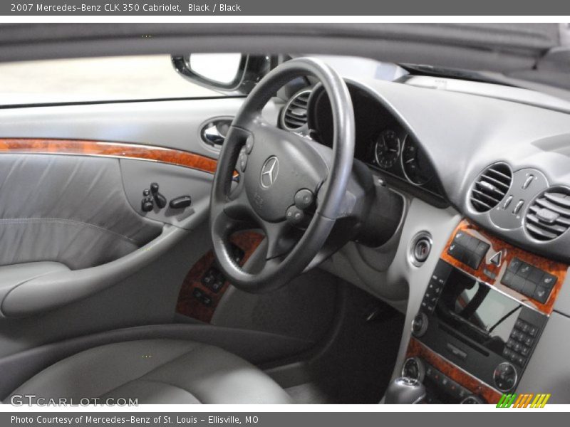 Black / Black 2007 Mercedes-Benz CLK 350 Cabriolet