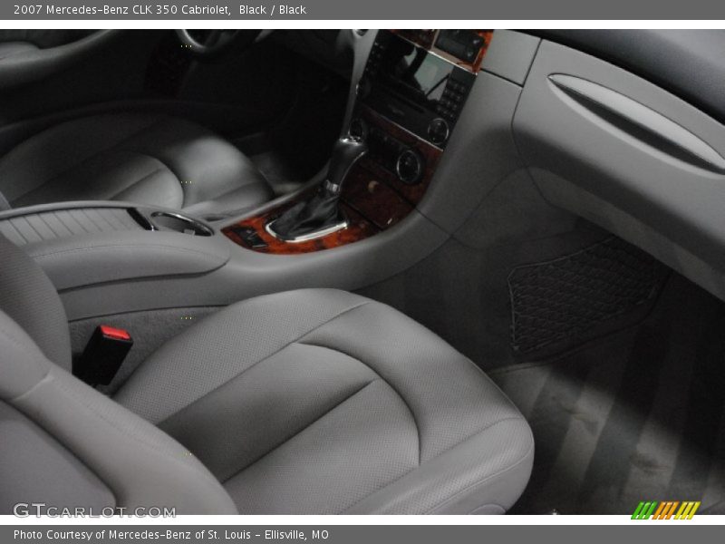 Black / Black 2007 Mercedes-Benz CLK 350 Cabriolet