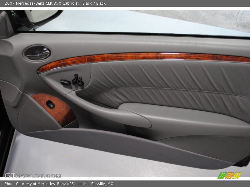 Black / Black 2007 Mercedes-Benz CLK 350 Cabriolet