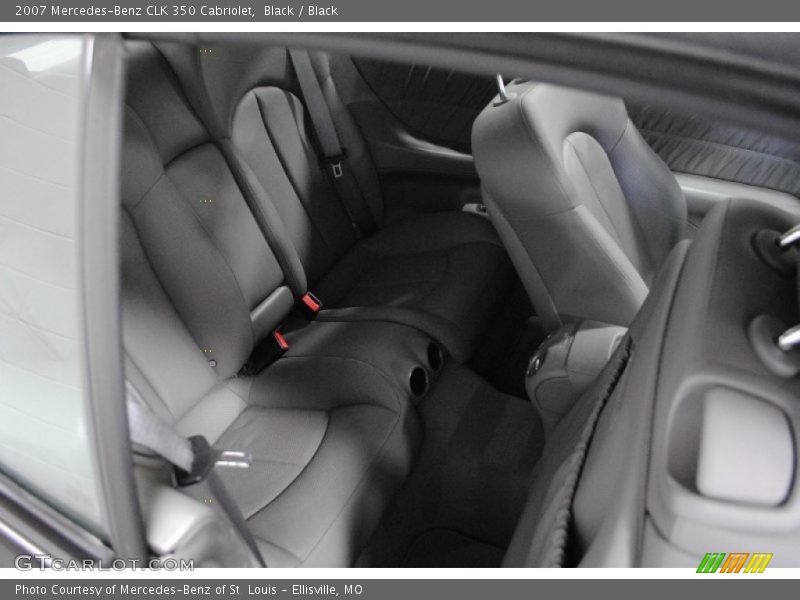 Black / Black 2007 Mercedes-Benz CLK 350 Cabriolet