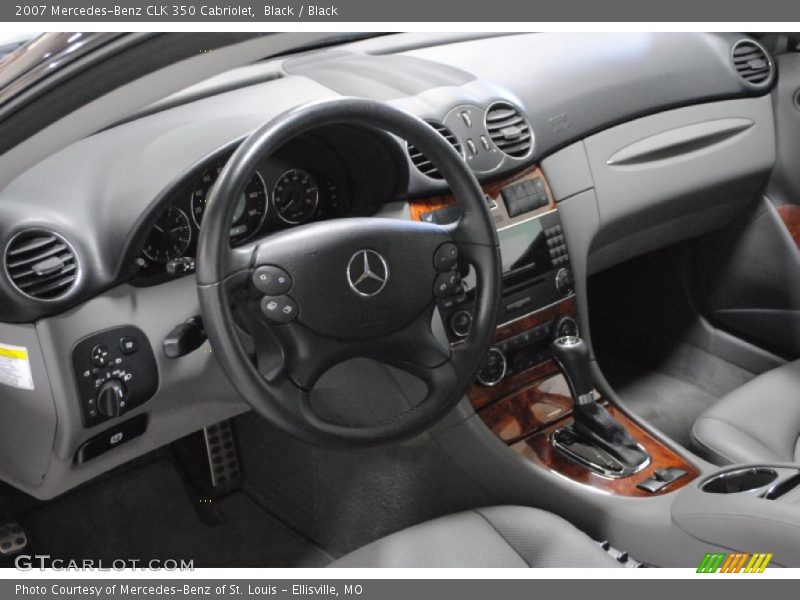 Black / Black 2007 Mercedes-Benz CLK 350 Cabriolet