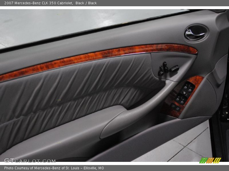 Black / Black 2007 Mercedes-Benz CLK 350 Cabriolet