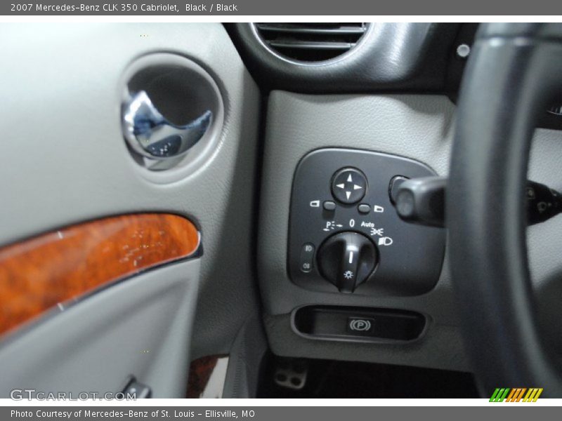Black / Black 2007 Mercedes-Benz CLK 350 Cabriolet