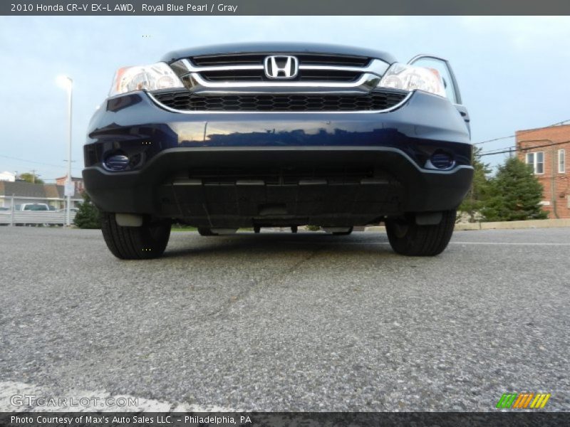 Royal Blue Pearl / Gray 2010 Honda CR-V EX-L AWD